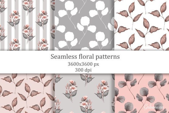 Download Autumn Seamless Floral Patterns - Floral patterns Collection