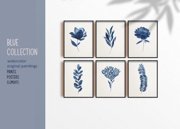 Download Blue Floral Prints - Floral prints Collection