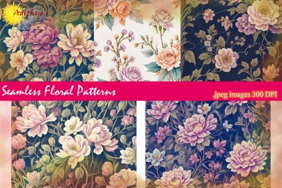 Download Seamless Floral Patterns - Floral patterns Collection