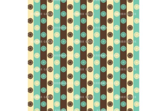 Download 70s Stripes &amp; Flowers Retro Background - Stripes Collection