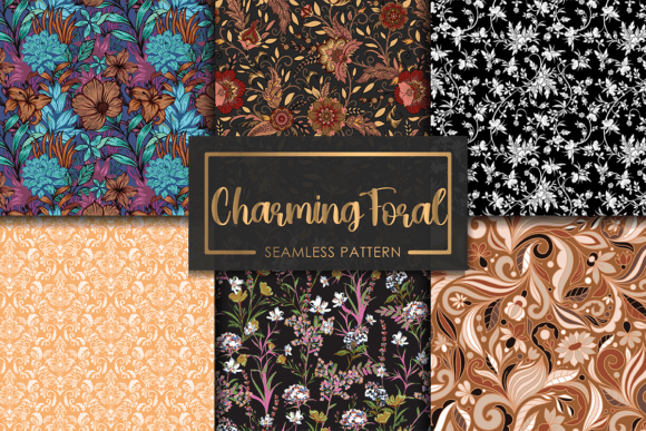 Download Charming Seamless Floral Patterns - Floral patterns Collection