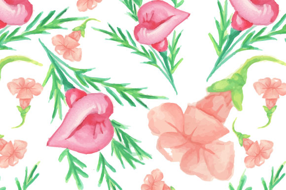 Download Tropical Seamless Floral Patterns - Floral patterns Collection
